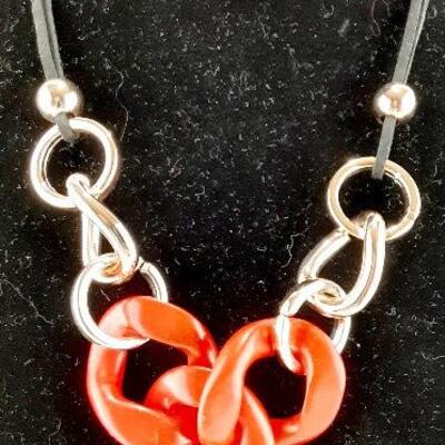 Red Circles Necklace