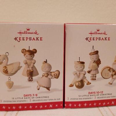 Lot 515: Hallmark 12 Days of Christmas Ornaments Full Set