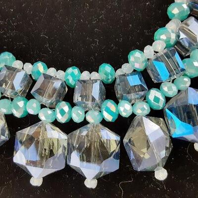 Blue Crystal Necklace