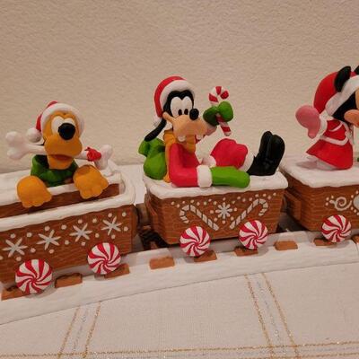Lot 528: Mickey & Friends Synchronized Wireless Christmas Train W/ TRACK