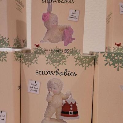 Lot 529: Assorted Dept. 56 Snowbabies Christmas Figures