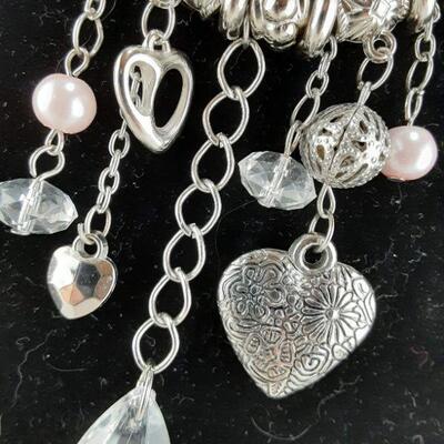 Many Hearts Dangle Necklace