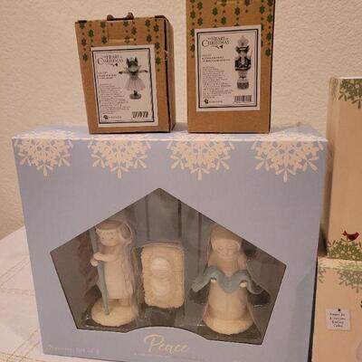 Lot 533: Assorted Dept 56 Snowbabies Christmas Figures 