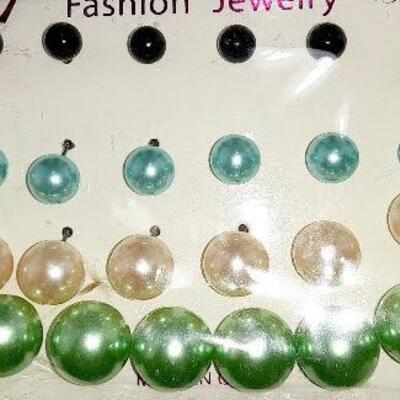 Faux Pearl Earrings