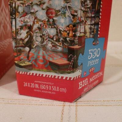 Lot 541: Hallmark Christmas Figure + New Puzzle