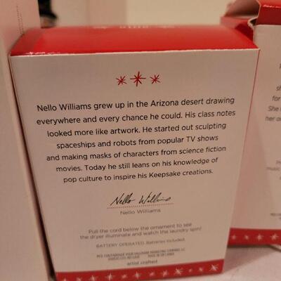 Lot 544: Assorted Hallmark Christmas Ornaments 