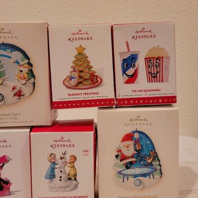 Lot 544: Assorted Hallmark Christmas Ornaments 