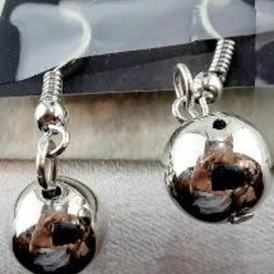 Silvertone Purple Bead Chain Necklace