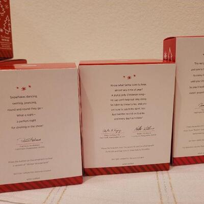 Lot 548: Assorted Hallmark Christmas Ornaments 
