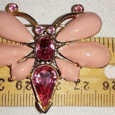 Pink Butterfly Pin