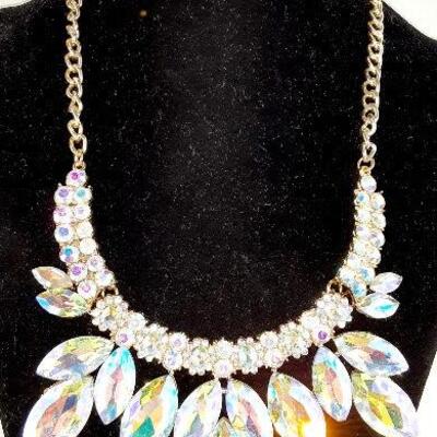 Aurora Borealis Crystal Necklace