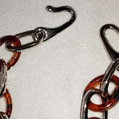 Faux Tortoise Shell Necklace