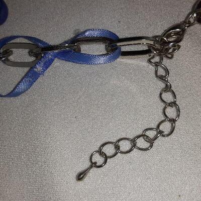 Big Blue Bead Necklace