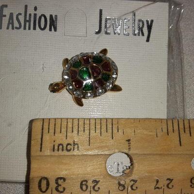 Multicolored Turtle Pin