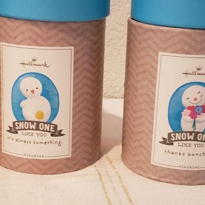 Lot 612: NEW Holiday Encouragement Snowmen