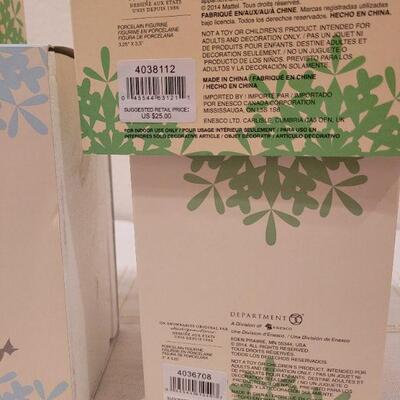 Lot 625: Assorted Dept 56 Snowbabies Christmas Figures 