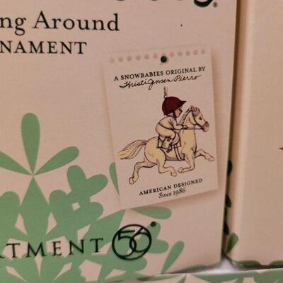 Lot 632: Assorted Dept 56 Snowbabies Christmas Figures 
