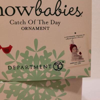 Lot 634: Assorted Dept 56 Snowbabies Christmas Figures 