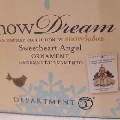 Lot 635: Assorted Dept 56 Snowbabies Christmas Figures 