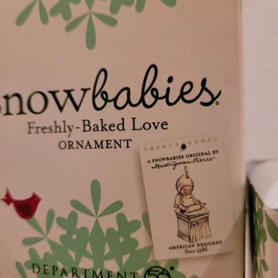 Lot 635: Assorted Dept 56 Snowbabies Christmas Figures 