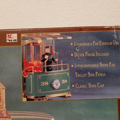 Lot 646: Vintage NORTH POLE EXPRESS Victorian Trolley 