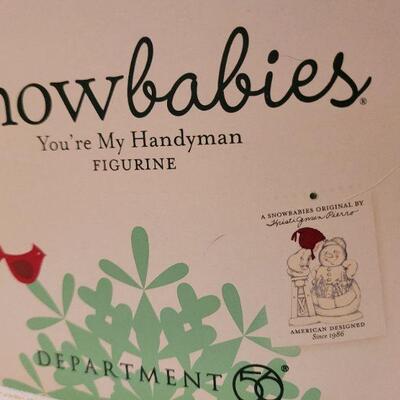 Lot 647: Assorted Dept 56 Snowbabies Christmas Figures 