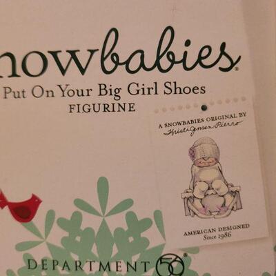 Lot 647: Assorted Dept 56 Snowbabies Christmas Figures 
