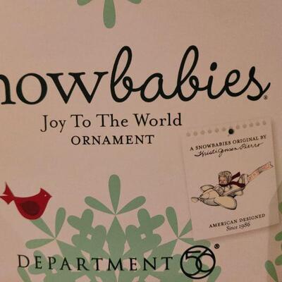 Lot 648: Assorted Dept 56 Snowbabies Christmas Figures 