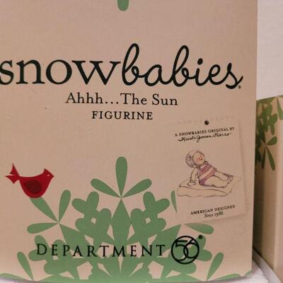 Lot 650: Assorted Dept 56 Snowbabies Christmas Figures 