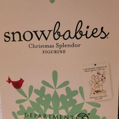 Lot 650: Assorted Dept 56 Snowbabies Christmas Figures 