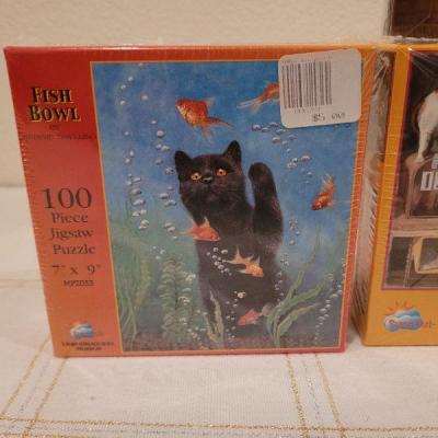 Lot 652: (3) NEW Puzzles + NEW Mancala Game 
