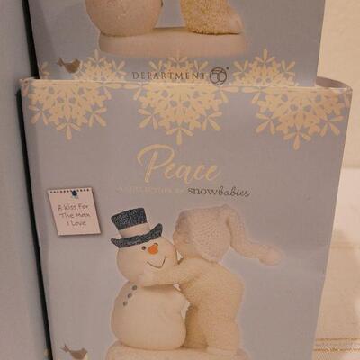 Lot 656: Assorted Dept 56 Snowbabies Christmas Figures 
