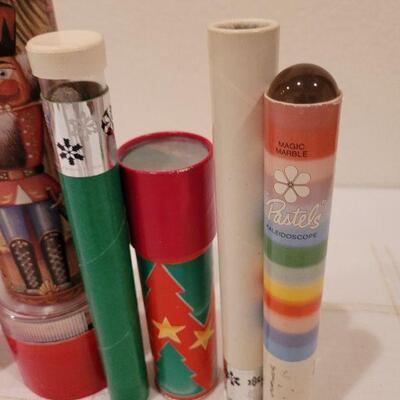 Lot 664: Assortment of (7) Pre Owned Vintage Kaleidoscopes 