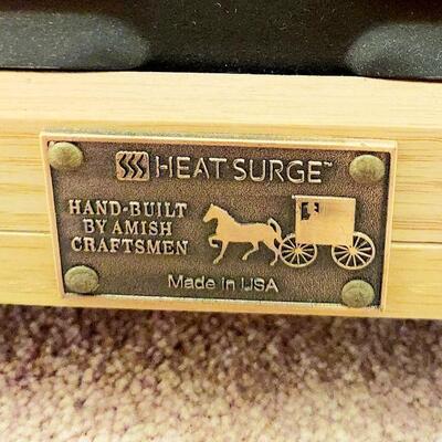 HEAT SURGE FAUX FIRE PLACE HEATER MADE IN AMERICA 