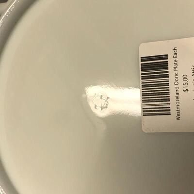 Lot 5 - Westmoreland Doric Milk Glass Plates