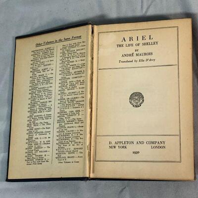 Lot 47 - 1930 Ariel The Life of Shelley