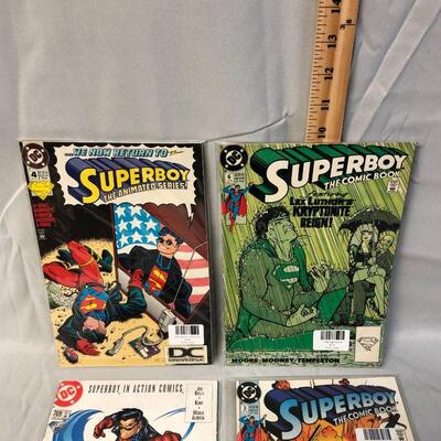 Lot 50 - 4 Superboy Comics