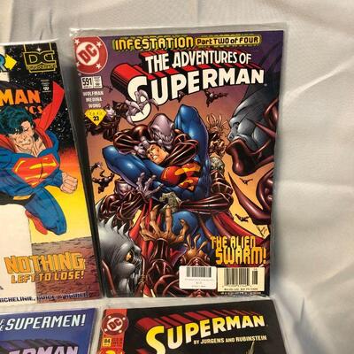 Lot 52 - 6 Superman and Action Comics