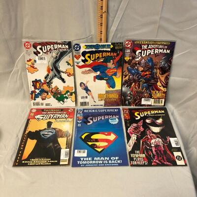 Lot 52 - 6 Superman and Action Comics