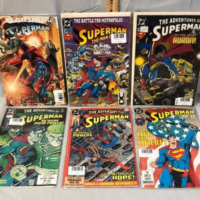 Lot 53 - 6 Superman and Action Comics