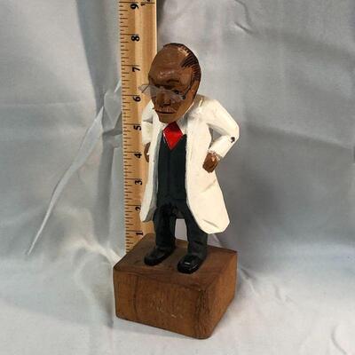 Lot 55 - Carved Wood Doctor