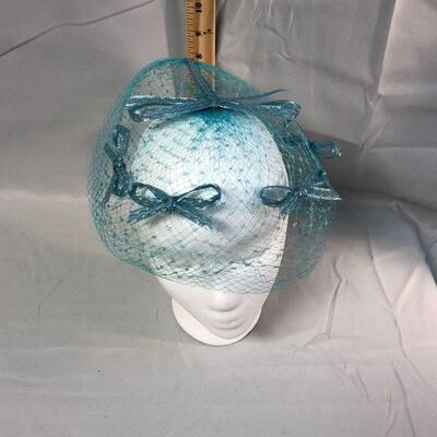 Lot 58 - Vintage Ladies Blue Net Hat
