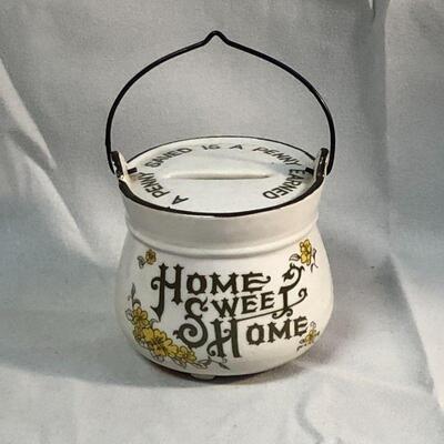 Lot 64 - Enesco Home Sweet Home Penny Saved Bank