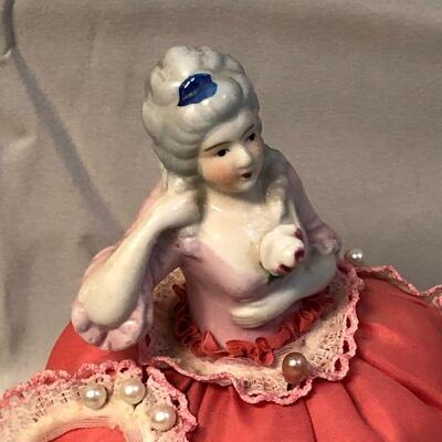 Lot 66 - Vintage Porcelain Doll Pin Cushion