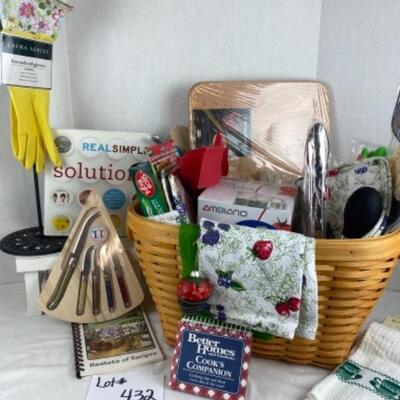 U432 Longaberger Kitchen Gift Basket 
