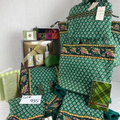 U435 Green Vera Bradley Gift Set 