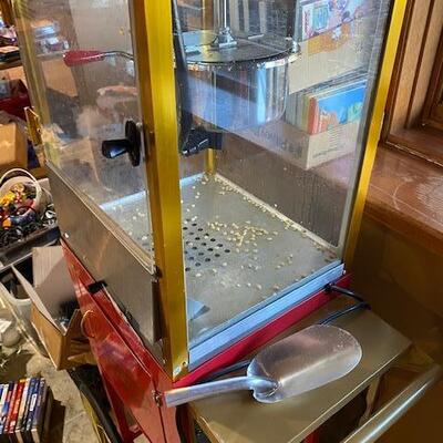 Movie Time Popcorn Cart