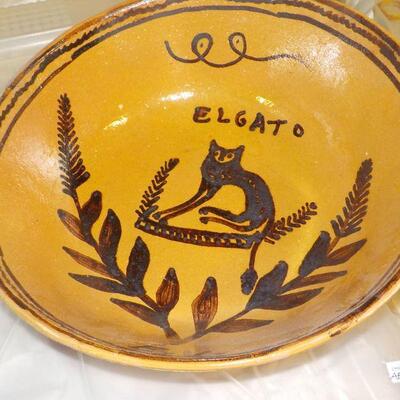 Hand Crafted Pitcher and Salad Bowl by Elgato and Capelo.