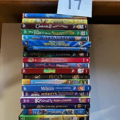 Kid friendly DVD's