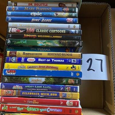 Kid friendly DVD's